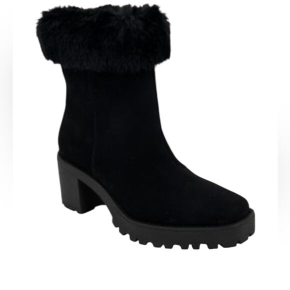 Andre Assous Milana Fleece Trim Water Resistant Ankle Booties – 8.5M - Picture 1 of 7